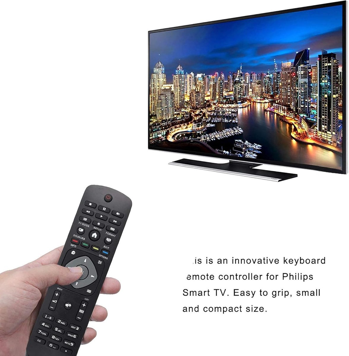 Universele Vervangende Afstandsbediening voor Smart LCD en LED Televisies