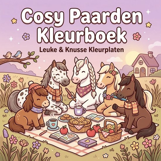 Cozy Paarden Kleurboek - cover