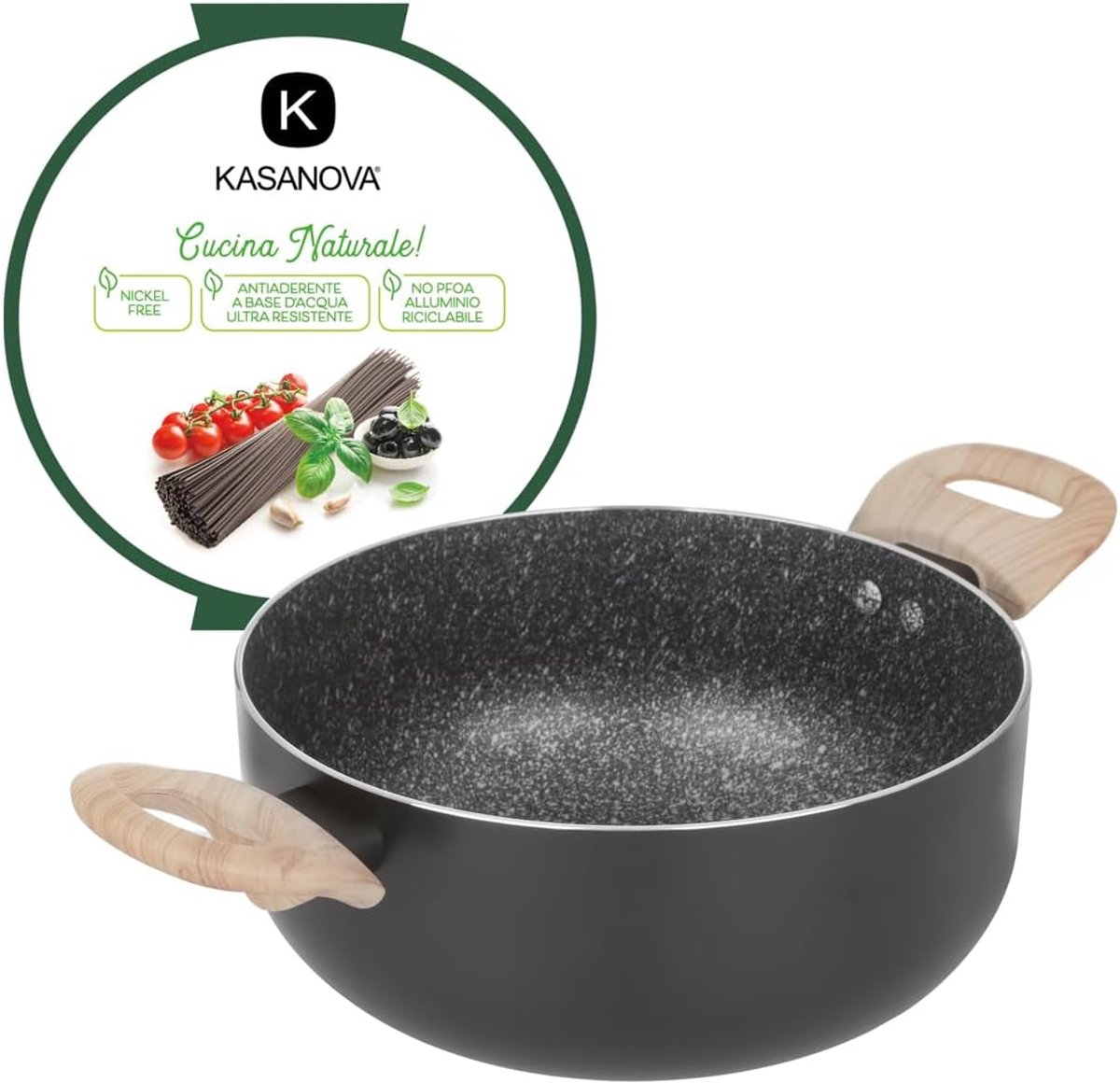 Ovenschaal - Bakvorm - Oven Gerechten - Antiaanbaklaag - 22 cm - Zwart