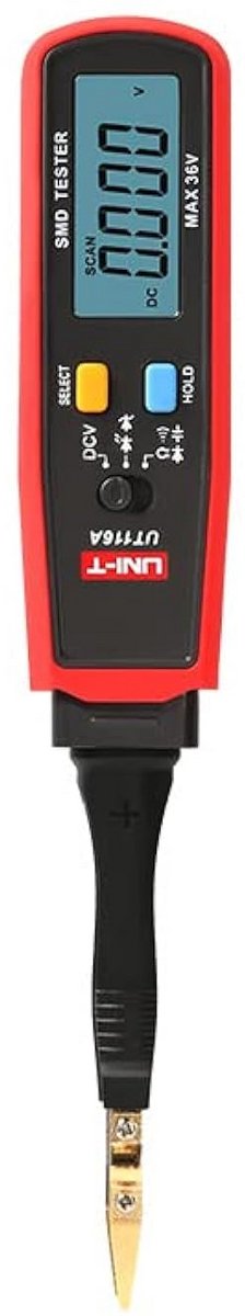 Digitale Multimeter - Spanning Detector - Apparaten Reparatie - Snelle Sampling - 3000 Counts - Rood Grijs