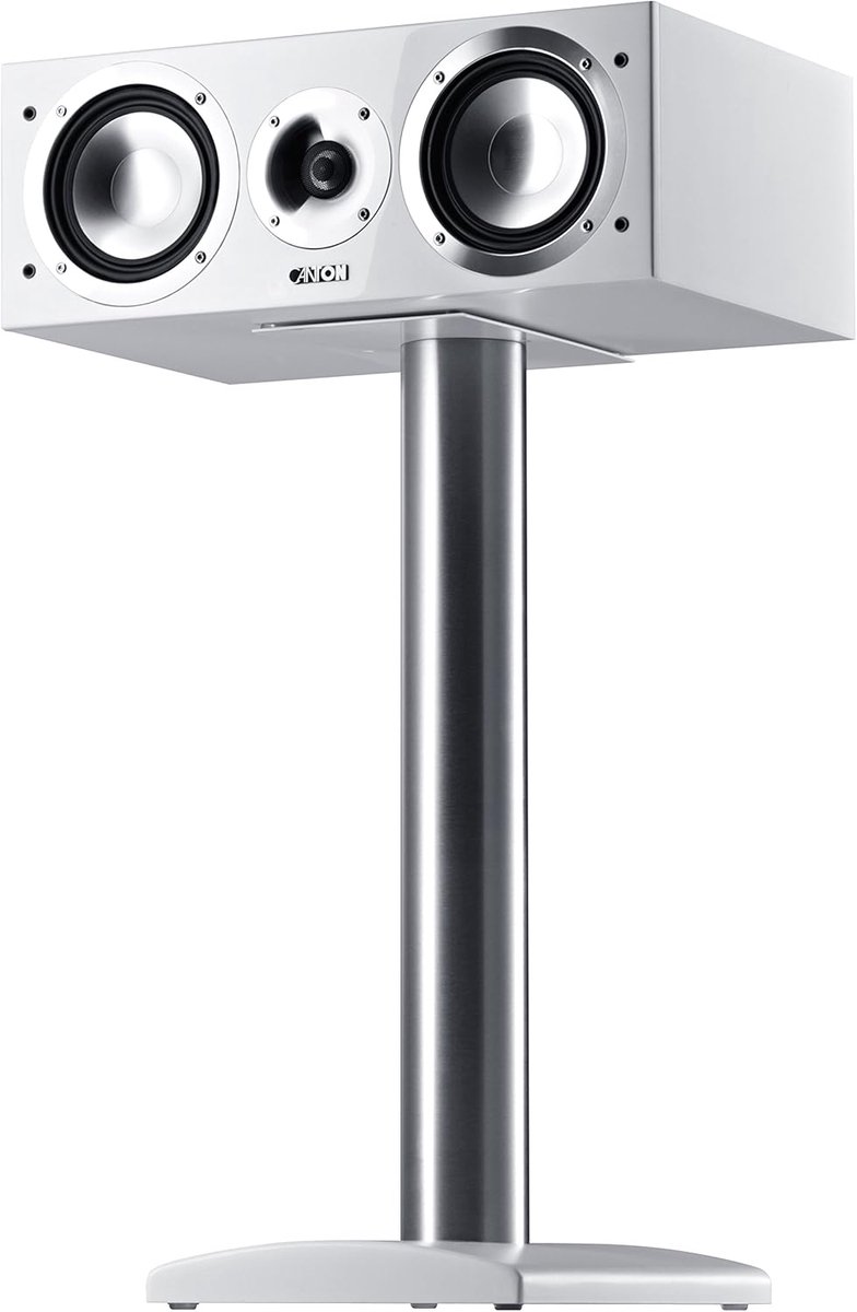 Centerluidspreker Wit - Krachtige 2-weg Bass Reflex Audio Speaker