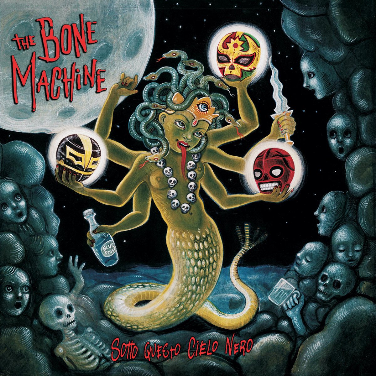 The Bone Machine - Sotto Questo Cielo Nero (LP+CD, Ltd.)