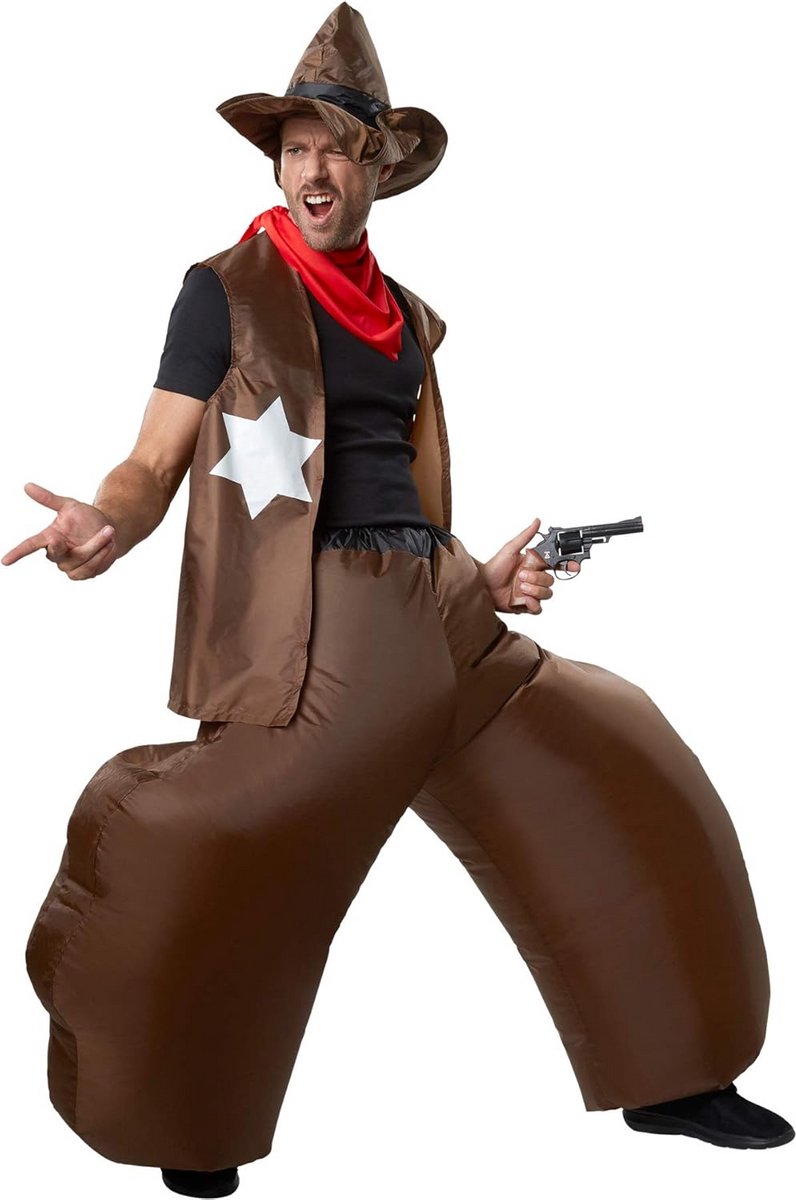 Zelfopblaasbaar Unisex Kostuum voor Feestjes en Carnavals