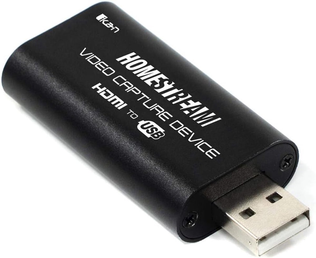 HDMI Capture Card naar USB 2.0 voor 1080p Video Opname (DSLR, Camcorder, Action Cam)