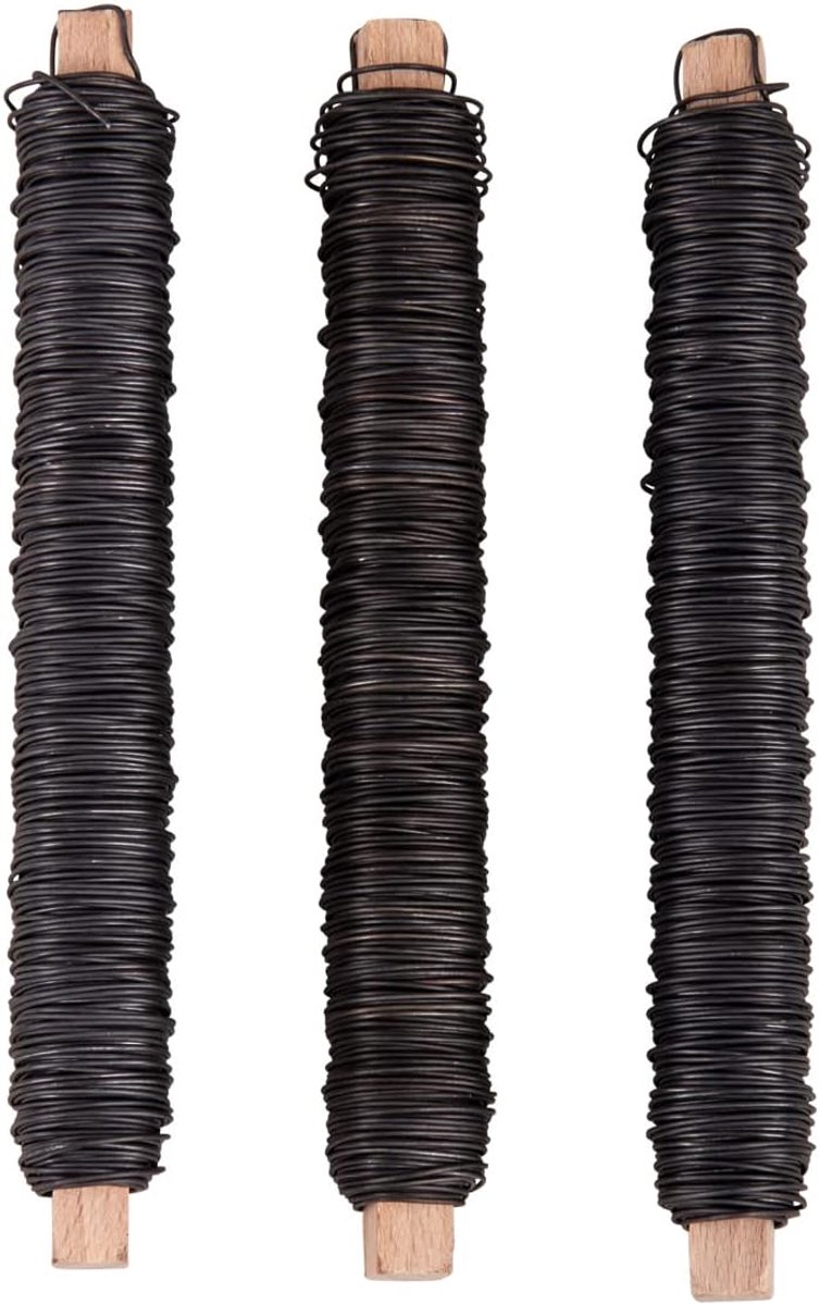 Flexibele Bloemendraad op Houten Spool - 0.55 mm Dikte - 100g