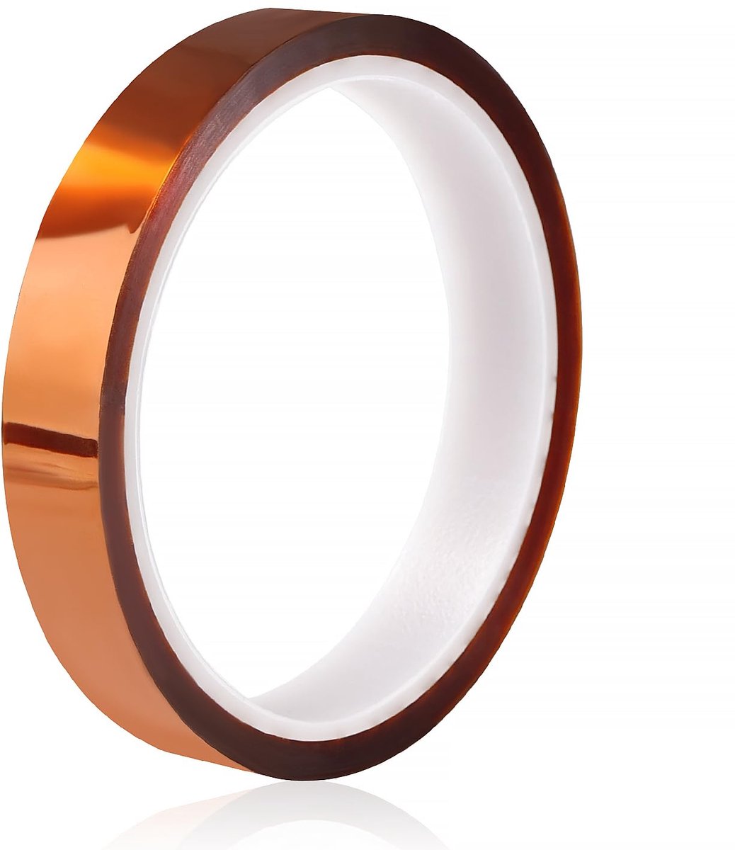 Hittebestendige Tape Polyimide Film 15mm x 33m - Hoge Temperatuur Isolatiewarmtebestendig