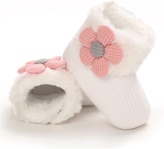 Warme Baby Booties met Antislipzool - Zachte Winterslofjes voor Peuters en Newborns — afbeelding 5