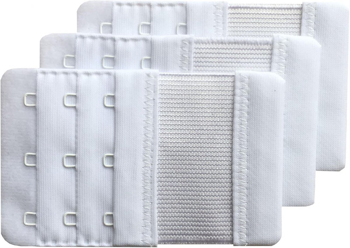 3-Pack BH Verlengstukken met 3 Haken voor Extra Comfort - Universele Pasvorm