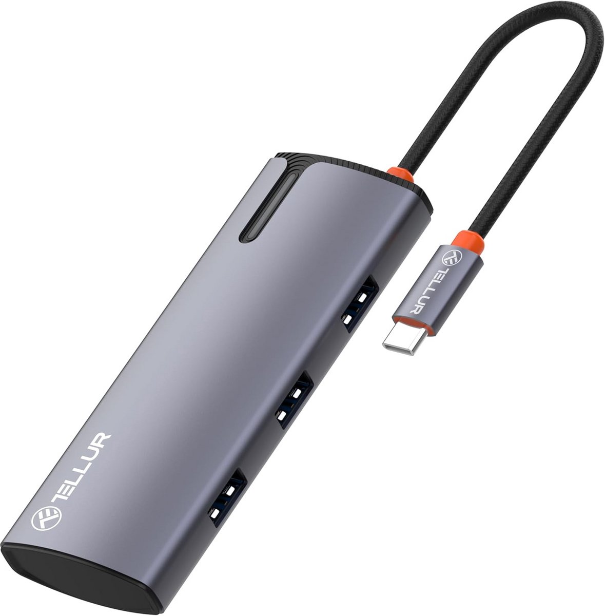 USB-C Hub met 100W PD, HDMI en 3x USB 3.0 poorten - Dockingstation