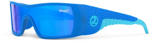 Bling2o ZONNEBRIL: SAND HARBOR BEACH - Sky Blue Stegosaur, siliconen, 100% UV bescherming, in doorzichtige bewaardoos, 3+ van Bling2o — afbeelding 3
