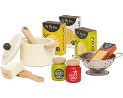 Le Toy Van speelgoed - Organic Pasta Set FSC 100% duurzaam houten speelgoed.