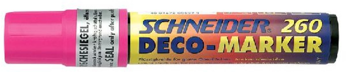 Schneider krijtmarker - Maxx 260 - fluorroze - S-126009