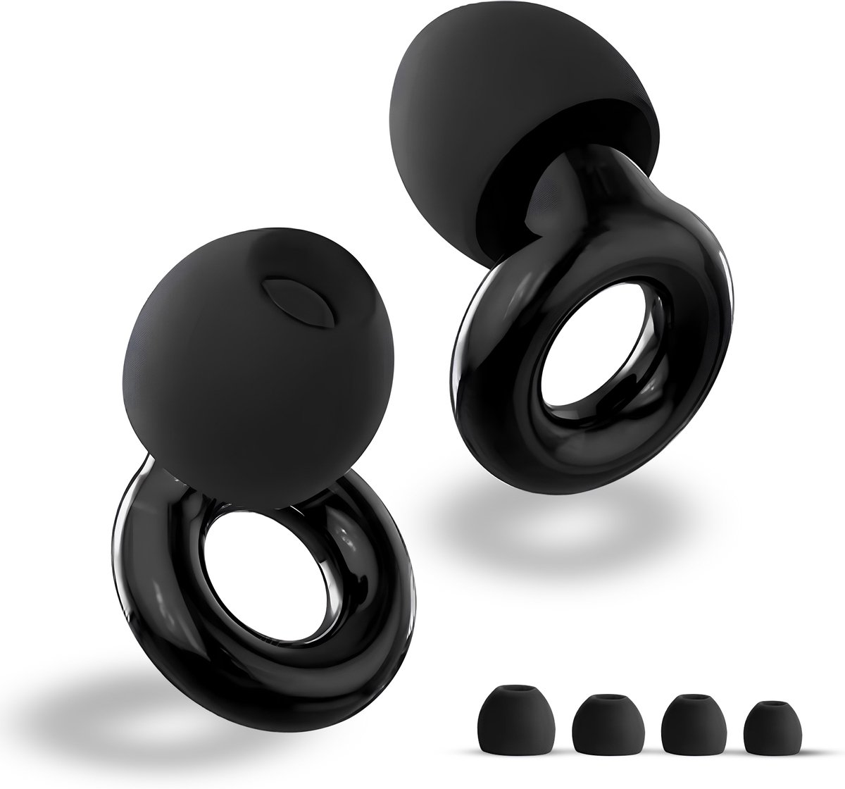 Nova Venture LunarPlugs – Loop Earplugs Style – 33dB Noise Reduction Earplugs – The Quiet Experience – Comfortabele Oordoppen – Zwart