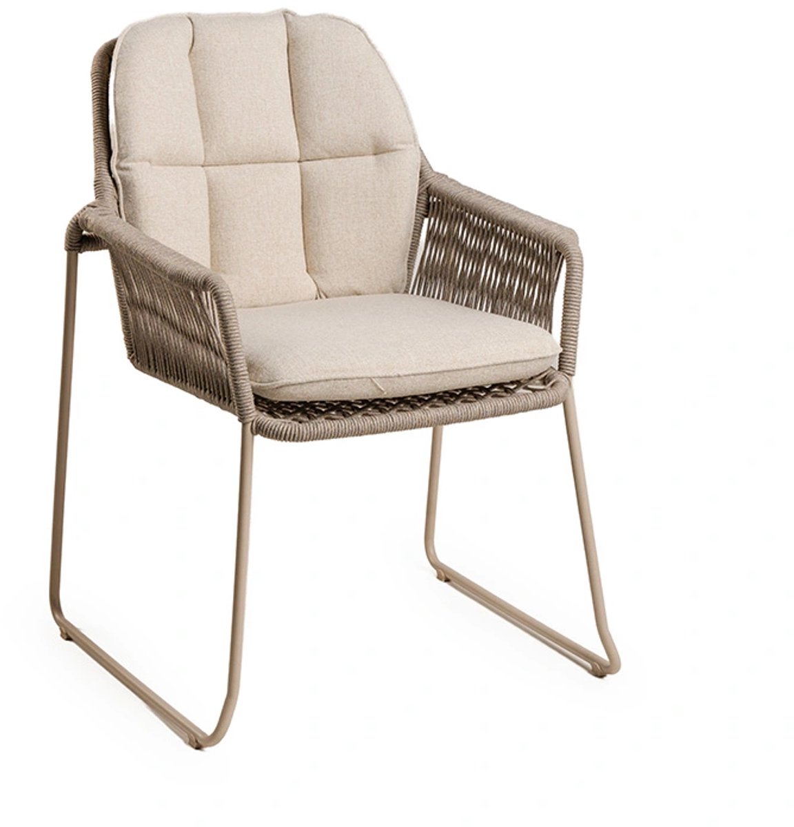 Tierra Outdoor Rivera Diningstoel - Champagne