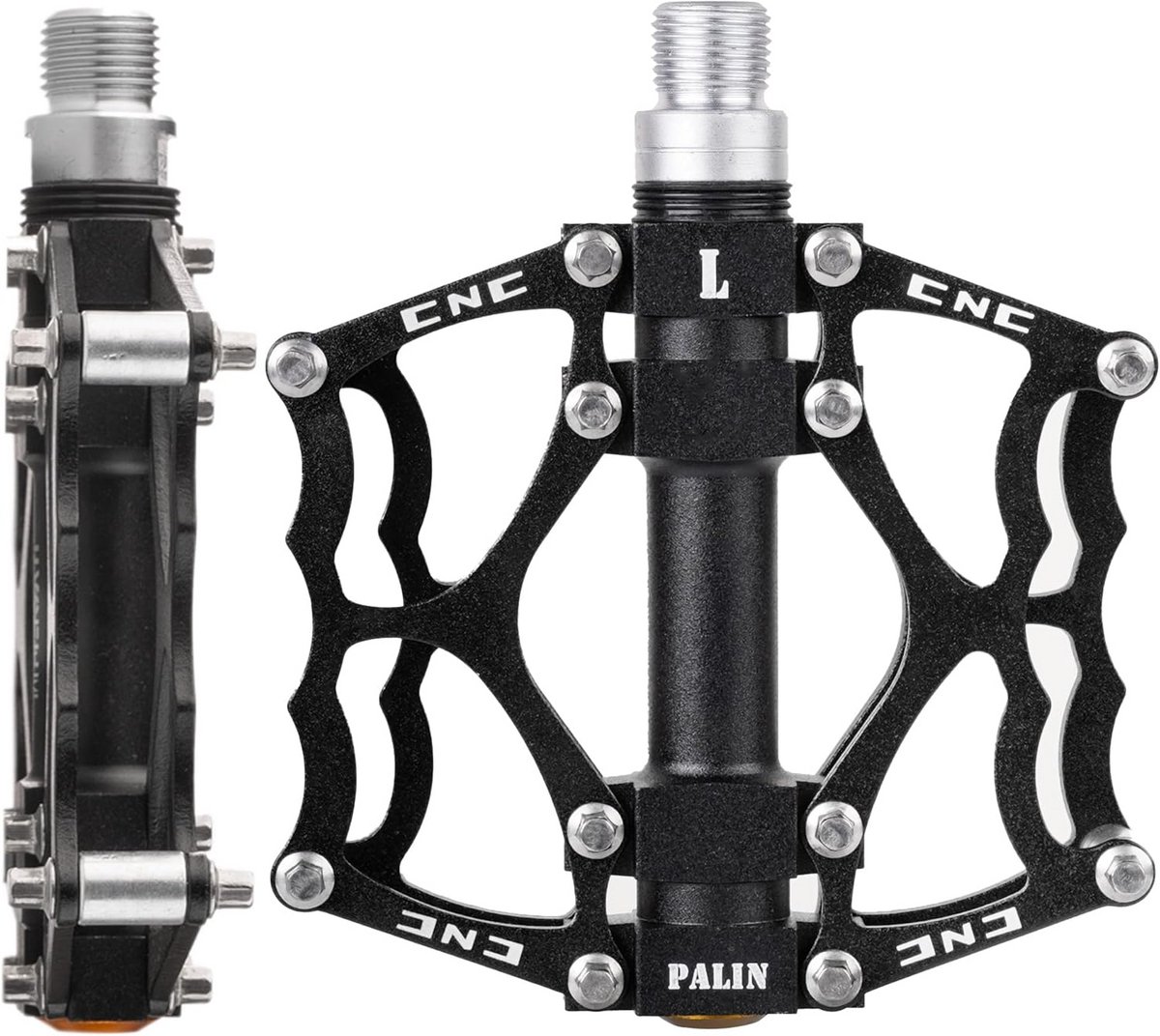 Mountainbike fietsplatform pedalen - Aluminium, 9/16 inch, zwart