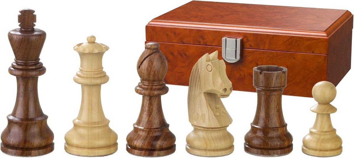 Klassieke Schaakstukken Set Koningshoogte 83 mm Meerkleurig