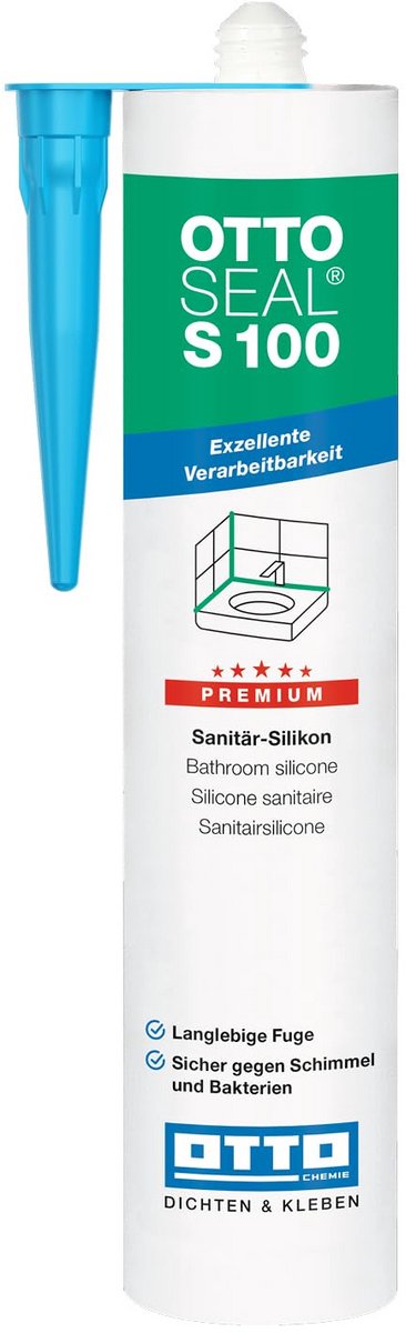 Premium Sanitair Siliconenkit 300ml voor Badkamer en Keuken