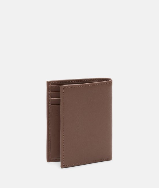 LIEBESKIND BERLIN Cuir Étui pour carte de crédit Soft Nappa Men' s Card Etui Russet Brun