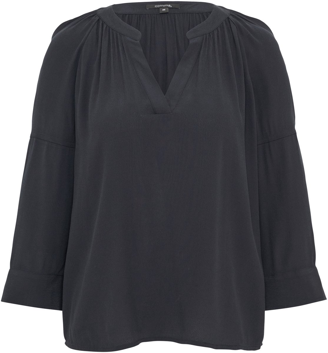 comma - female - Tuniekblouse van viscosecrêpe