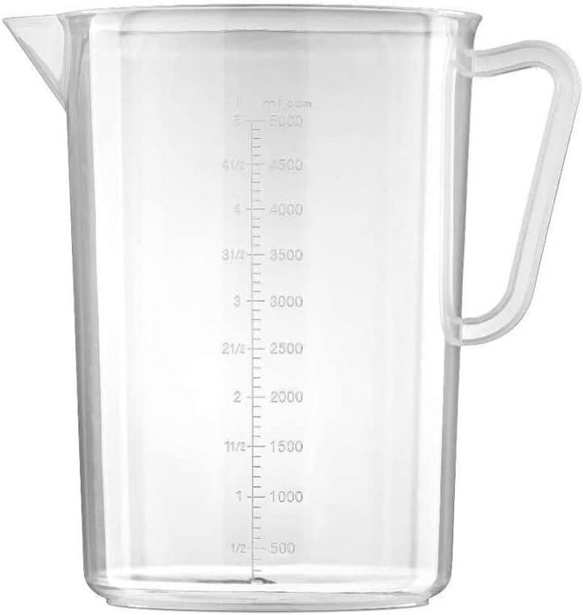 Roestvrijstalen Maatkan met Maatstrepen en Conische Vorm, 250 ml