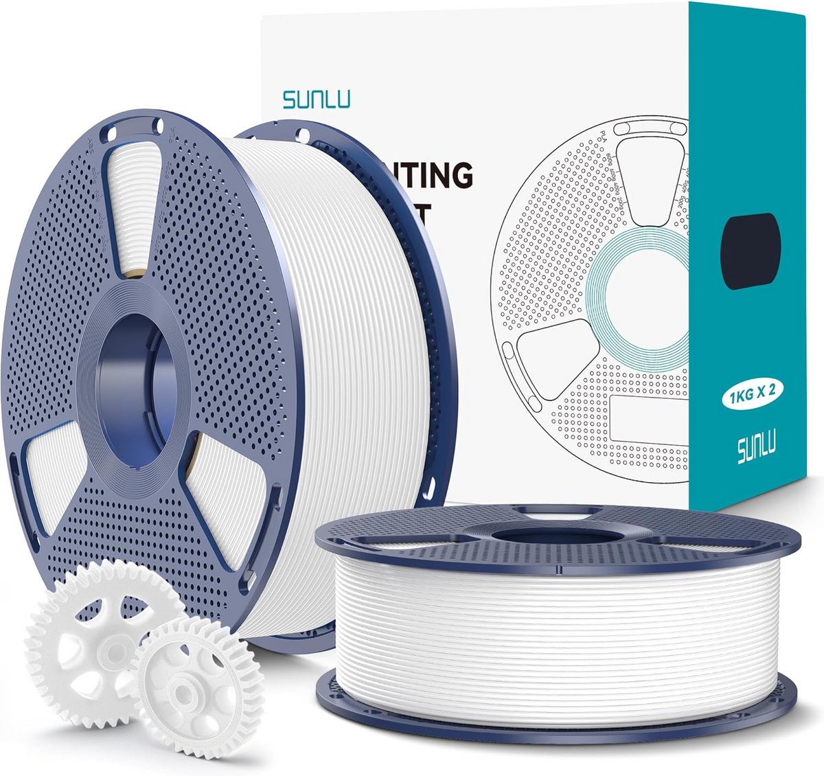 PLA+ 2.0 3D Printer Filament 1.75mm 2kg - Sterker UPGRADE Plus Materiaal