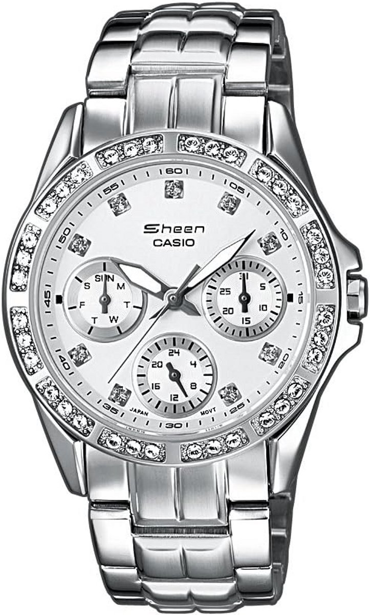 Dameshorloge Analoog Kwarts Zilverkleurige Band