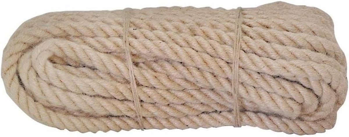12mm dik Jute Touw 30 meter Gevlochten voor Tuin en Decoratie