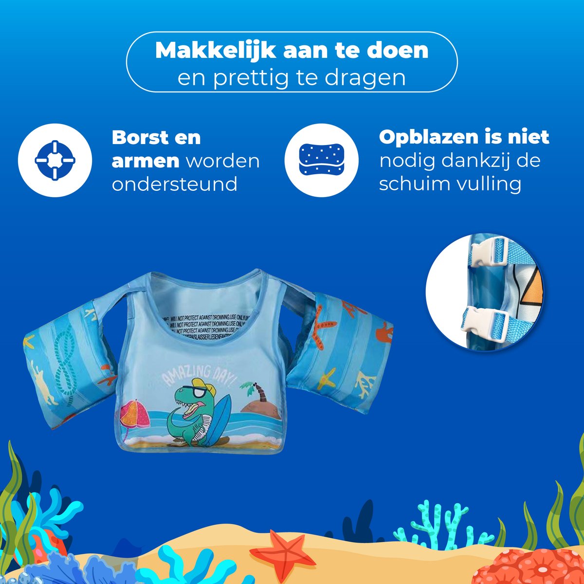 Puddle Jumper Zwembandjes - Zwemvest Kinderen - Peuter - 2 - 6 Jaar - 25 KG — afbeelding 4