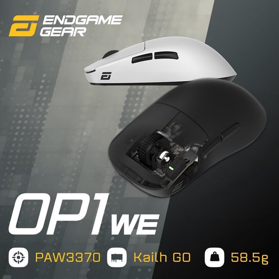 Draadloze Gaming Muis Lichtgewicht 19000 DPI Optische Switches Voor Claw Grip — afbeelding 5