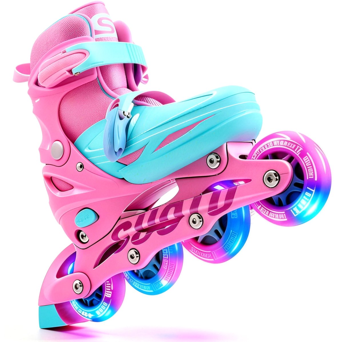 Bol.com Suotu Skeelers - Inlineskates Verstelbaar - Lijn: S78 - Skeelers meisjes en jongens - Maat: EUR 37-41 - lichtgevende wie... aanbieding