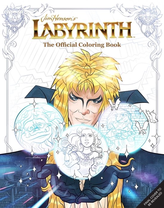 Jim Henson's Labyrinth: The Official Coloring Book - cover