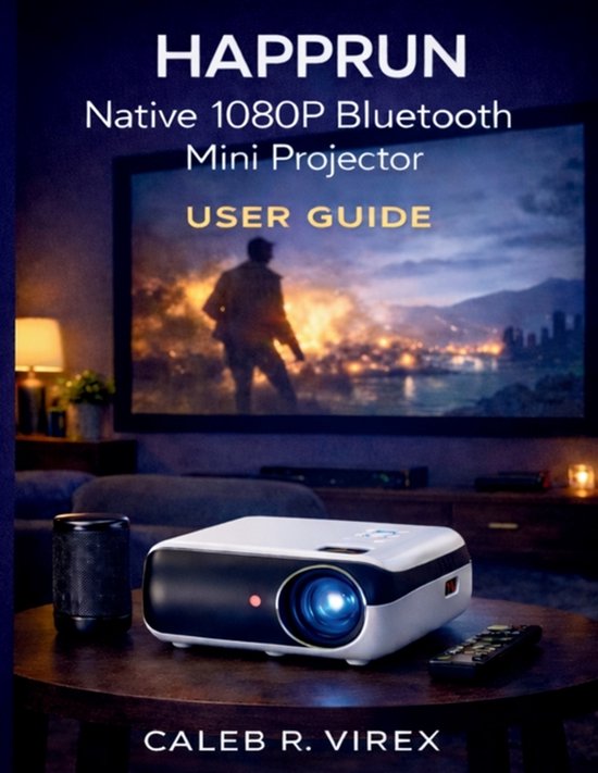 HAPPRUN Native 1080P Bluetooth Mini Projector User Guide - cover