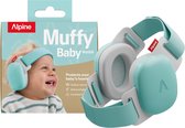 Alpine Muffy Baby Comfort (12-48 Maanden) - CE & ANSI Gecertificeerde Koptelefoon Baby - Verstelbare Gehoorbescherming Baby en Kinderen - Unieke Hoofdband voor Veilige & Comfortabele Pasvorm - 24 dB Demping - Aqua Blue