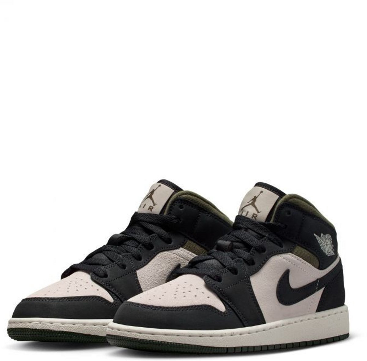 Jordan Mid Sneakers Unisex Blauw
