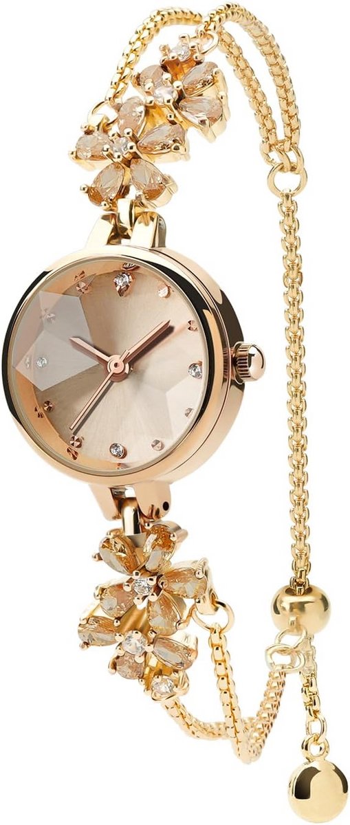 Luxe Analoog Dameshorloge RVS Band Waterbestendig