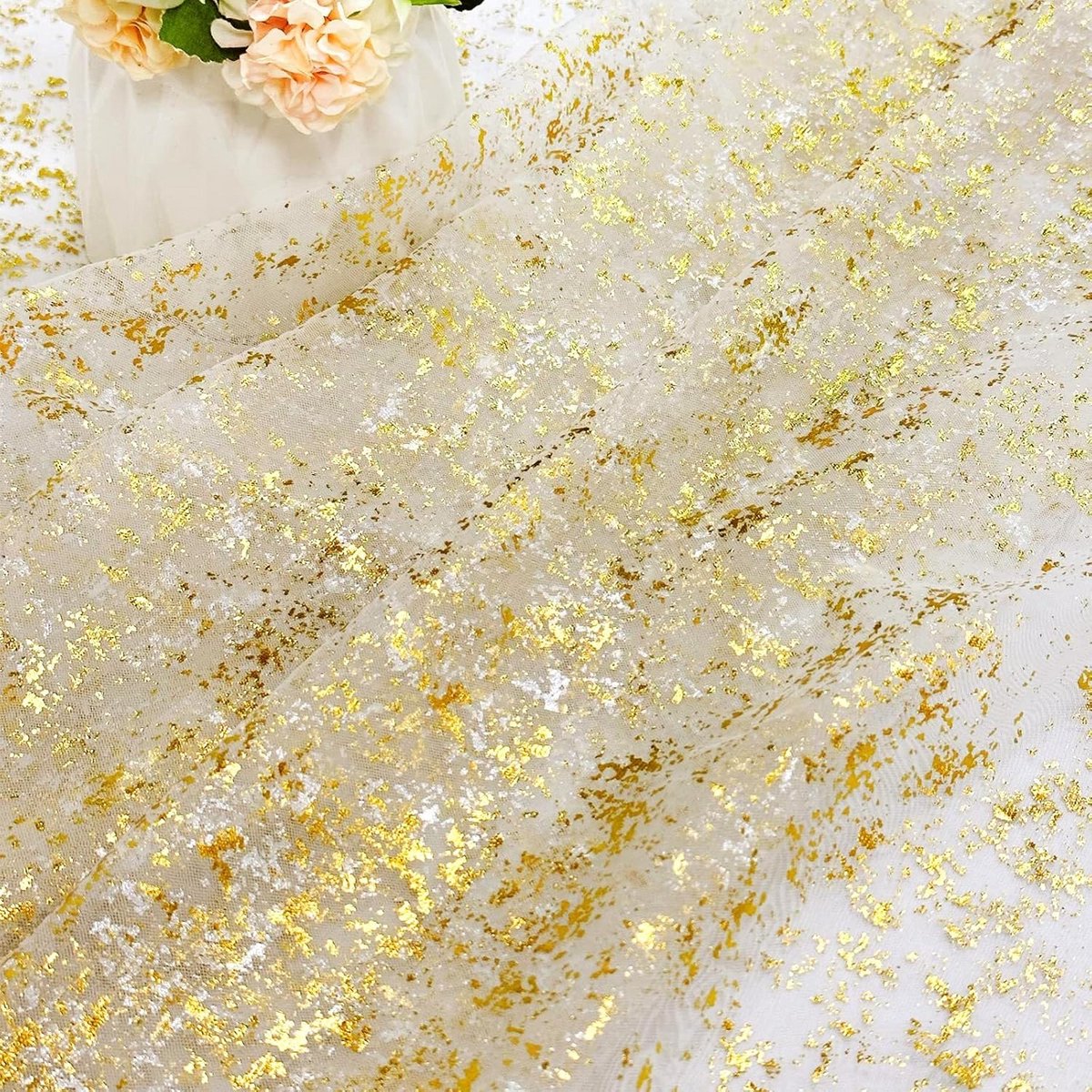 Luxe Gouden Tafelloper 400 cm voor Feestelijke Tafeldecoratie
