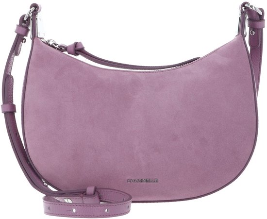 COCCINELLE Leren schoudertas Fujiko Suede Bi Mini Bag Jellyfish / Jellyfish paars
