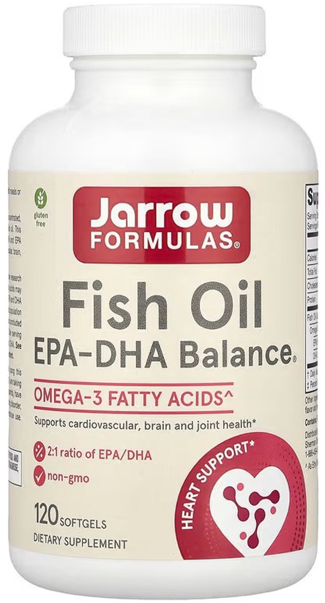EPA-DHA Premium Balance 120 softgels - zuivere hooggeconcentreerde visolie | Jarrow Formulas