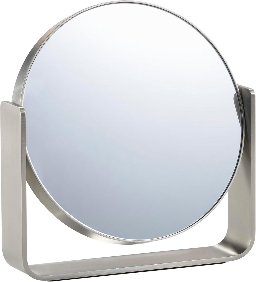 Ronde Tafelspiegel/Make-upspiegel met 5x Vergroting - Metalen Frame