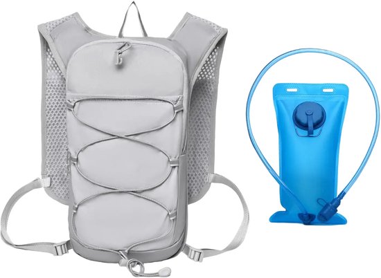 Hardloopvest met verlichting & telefoonvak – reflecterend hardloophesje