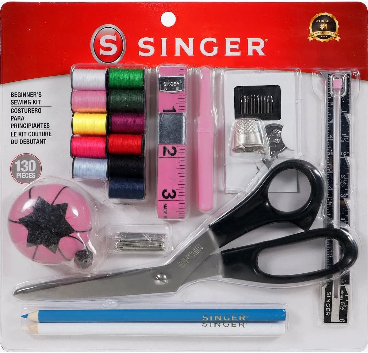 Uitgebreide Naaidoos Set voor Beginners en Kleine Reparatieklussen