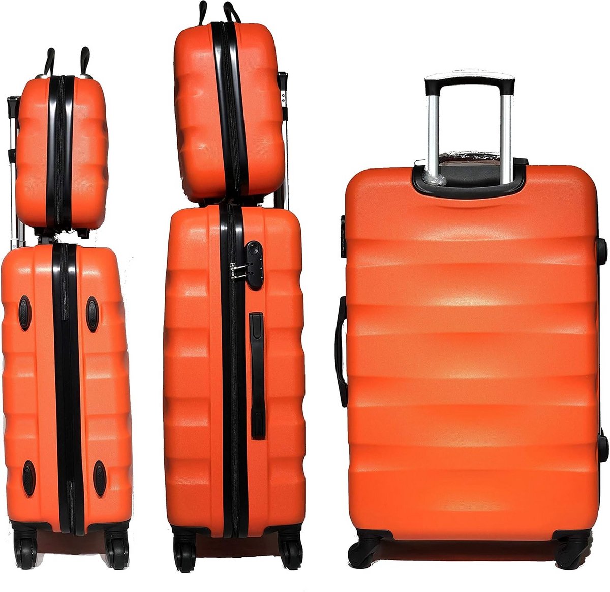 Middelgrote Cabinekoffer Set met of zonder Make-up Tas