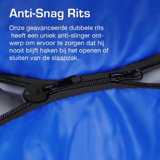 Mummy Slaapzak voor Kamperen: 3-4 Seizoenen, Waterafstotend en Warm — afbeelding 5