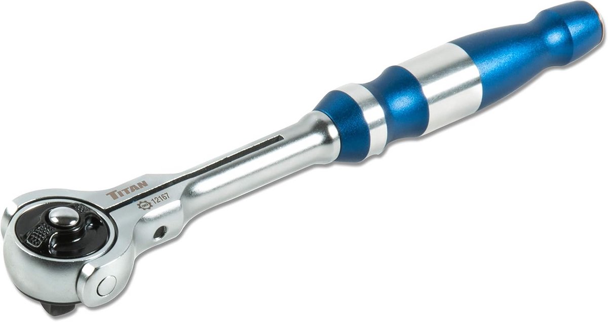 Rixelsleutel met Draaibare Kop 1/4 inch Aandrijving - 6.5 inch Lengte