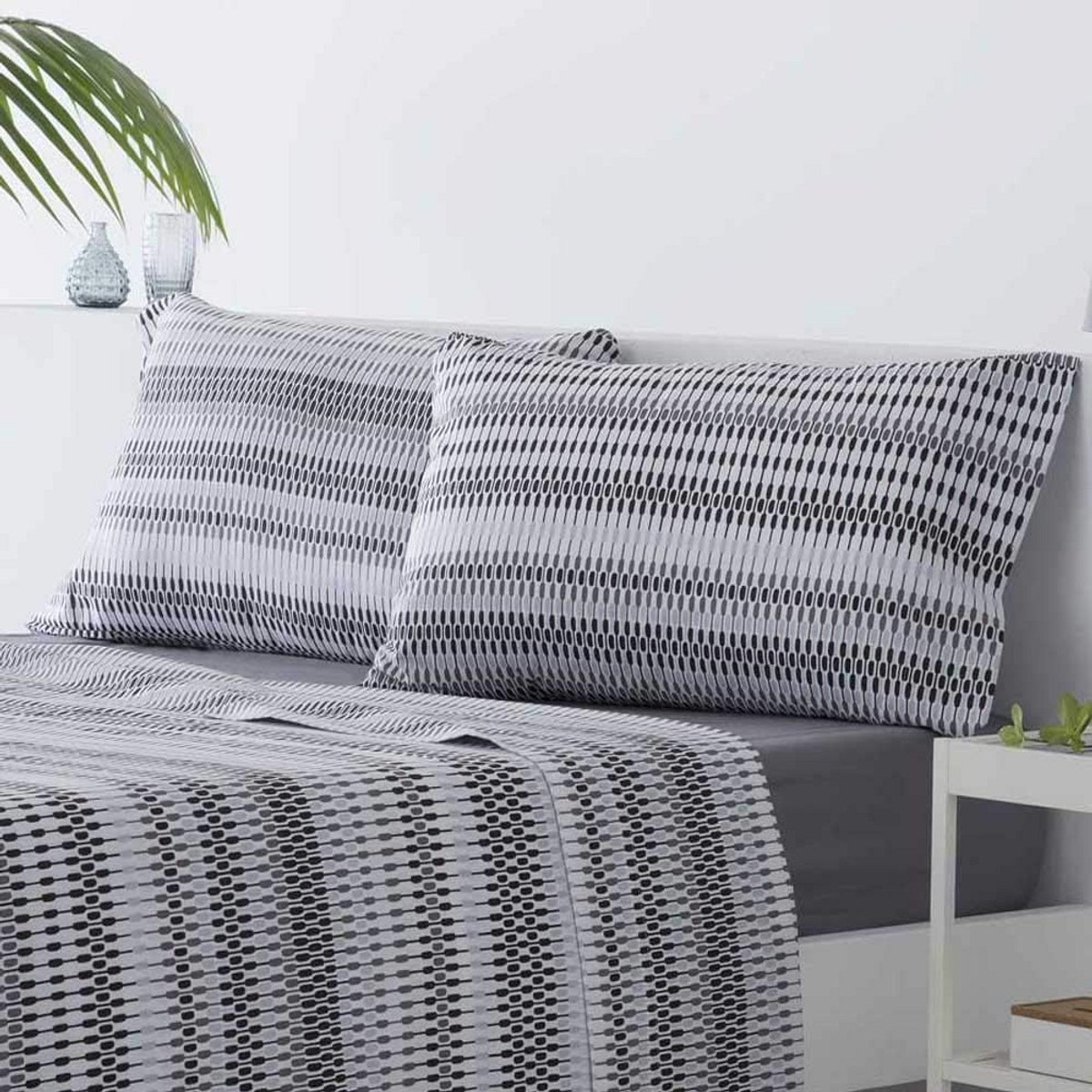 Bedlinnenset Katoen & Gerecycled Polyester - 200x200 cm - Zacht en Duurzaam