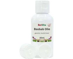 Baobab Olie Puur 50ml - Koudgeperst - Huidolie en Haarolie