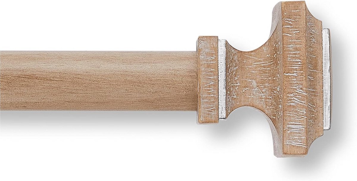 Verstelbare Gordijnroede Set met Cottage Stijl Eindstukken