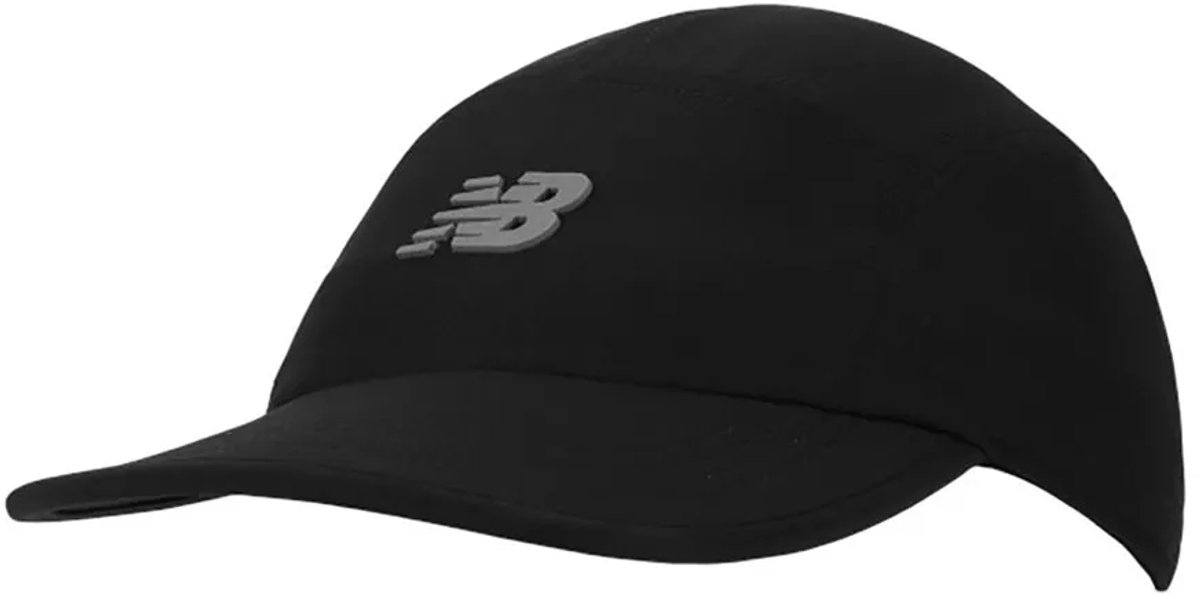 New Balance 5 Panel Performance Hat V 2.0 Unisex Pet Zwart