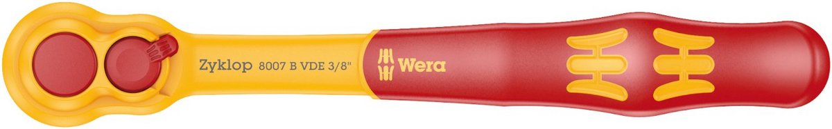 Geïsoleerde VDE Ratelsleutel 3/8 Inch Met Fijne Vertanding