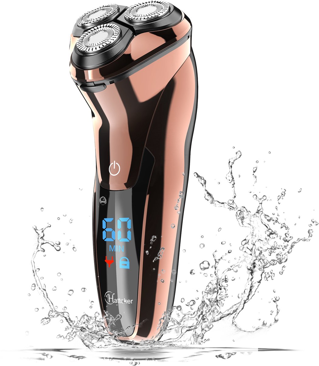 HATTEKER 2-in-1 Scheerapparaat met Trimmer - Waterproof - afbeelding 3